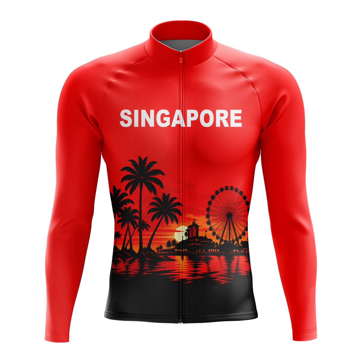 Men's Singapore Long Sleeve Cycling Jersey