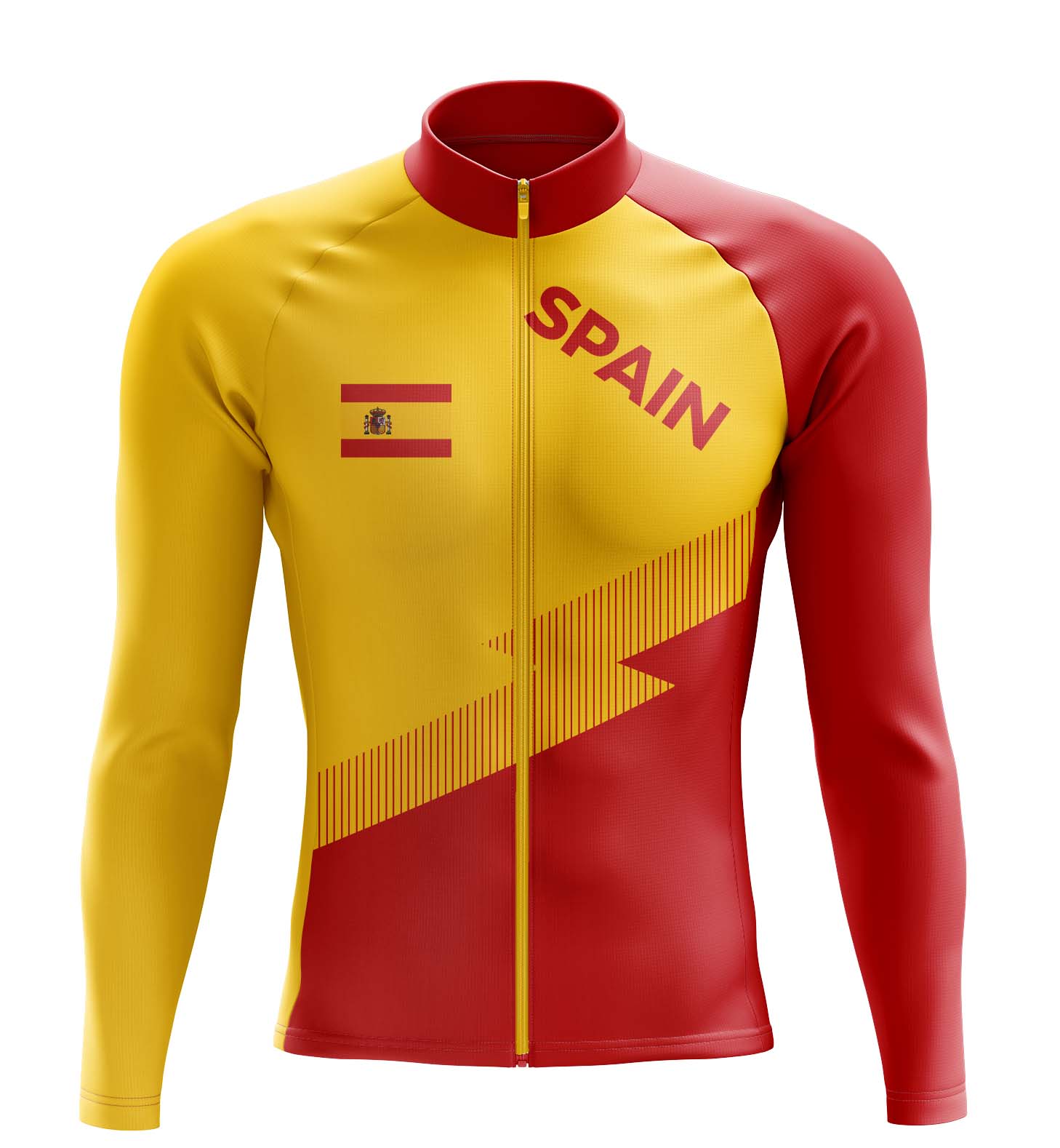 Men's Spain Long Sleeve Cycling Jersey