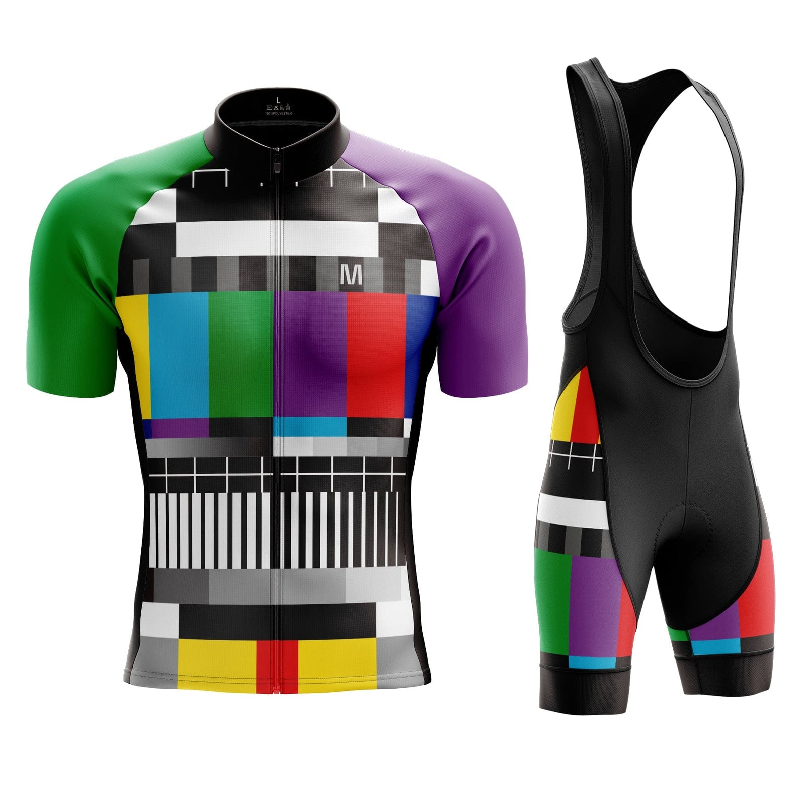 Men's Unique Pattern Cycling Jersey or Bib Shorts