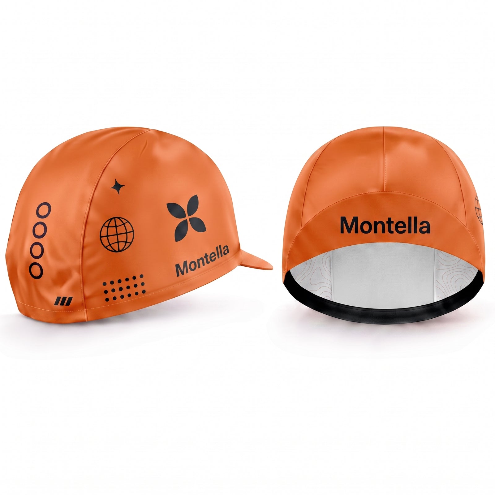 Orange Cycling Cap