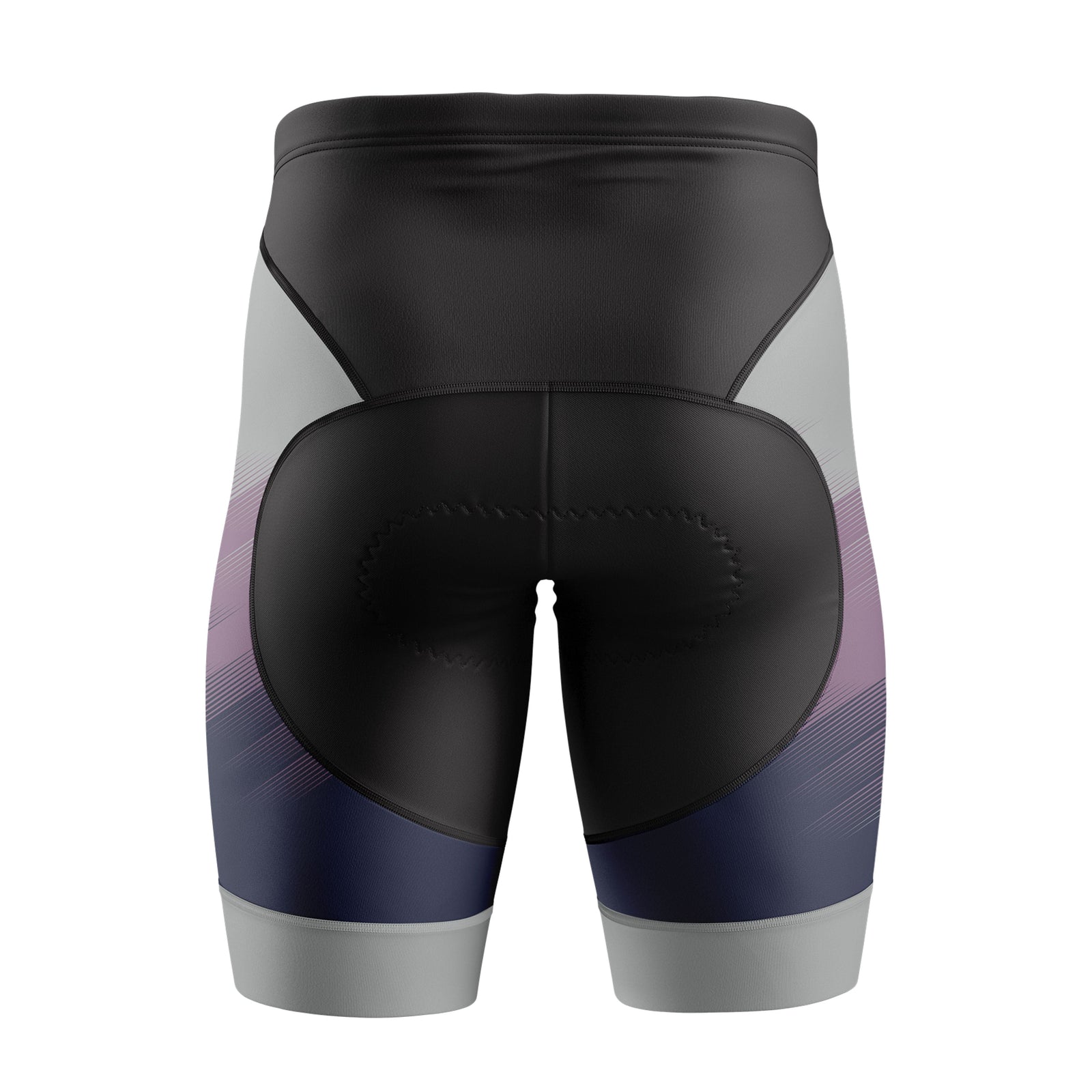 Women Grey Gradient Cycling Shorts