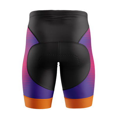 Women's Orange Gradient Cycling Jersey or Shorts