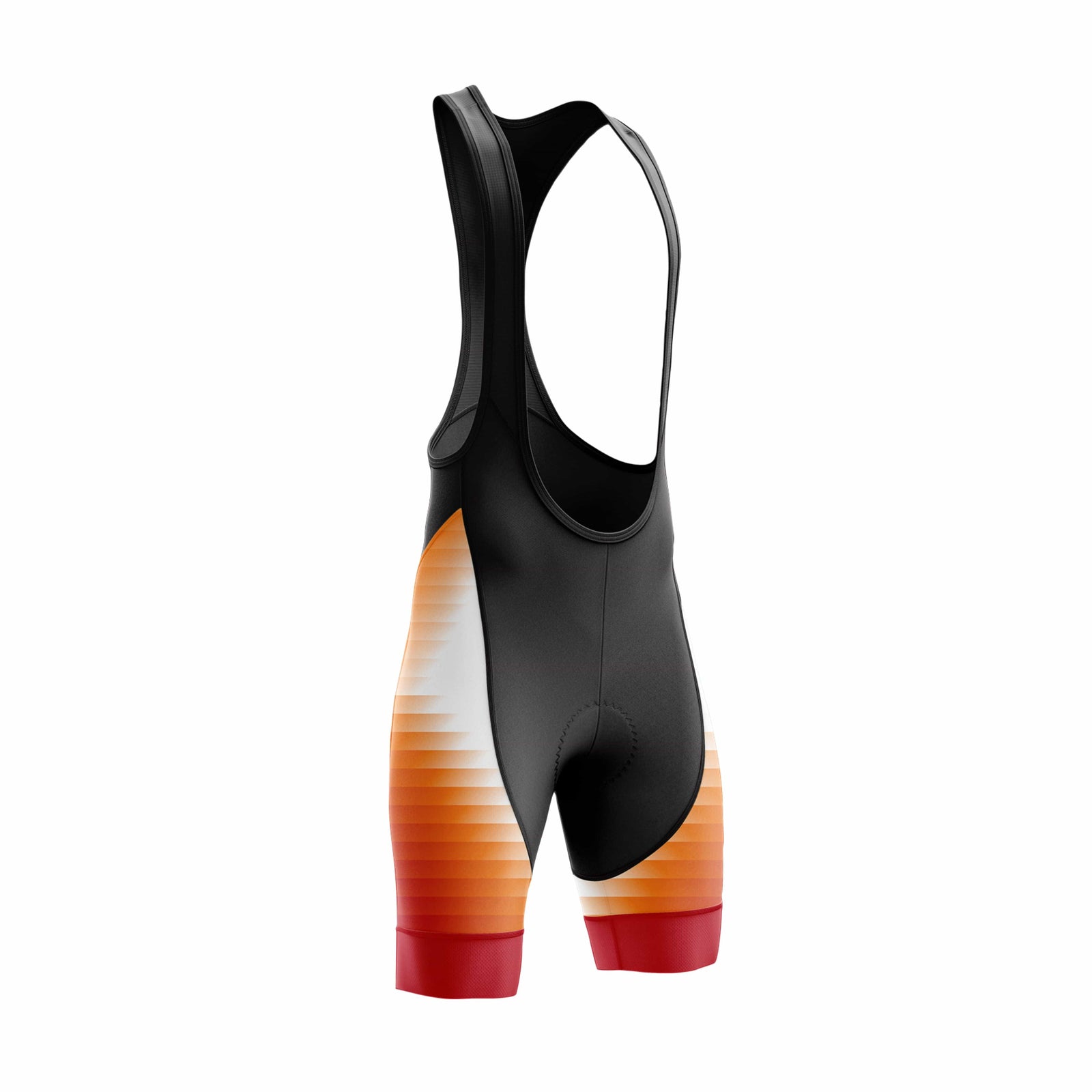Men's Orange Side Cycling Jersey or Bib Shorts