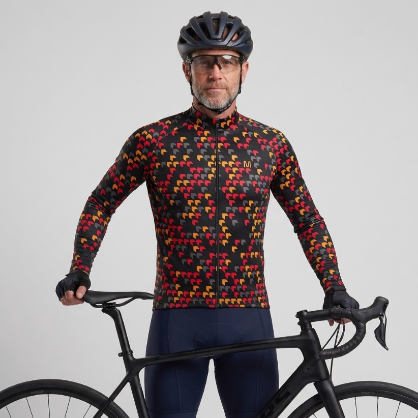 Men's Arrows Long Sleeve Cycling Jersey