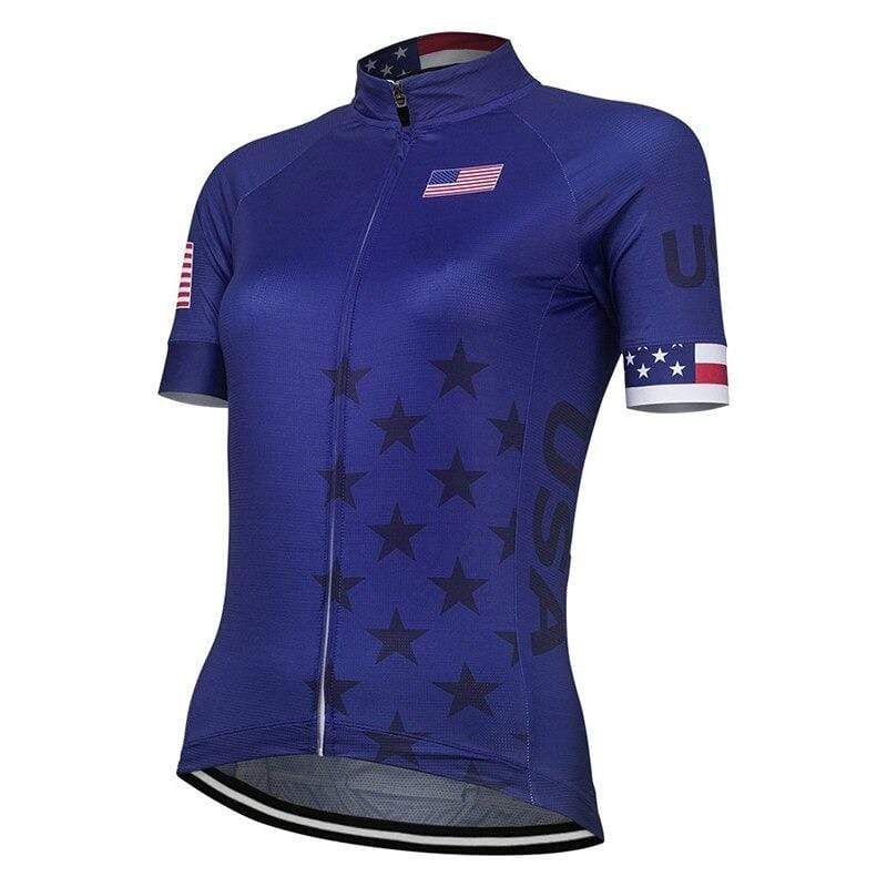USA Blue Women's Cycling Jersey