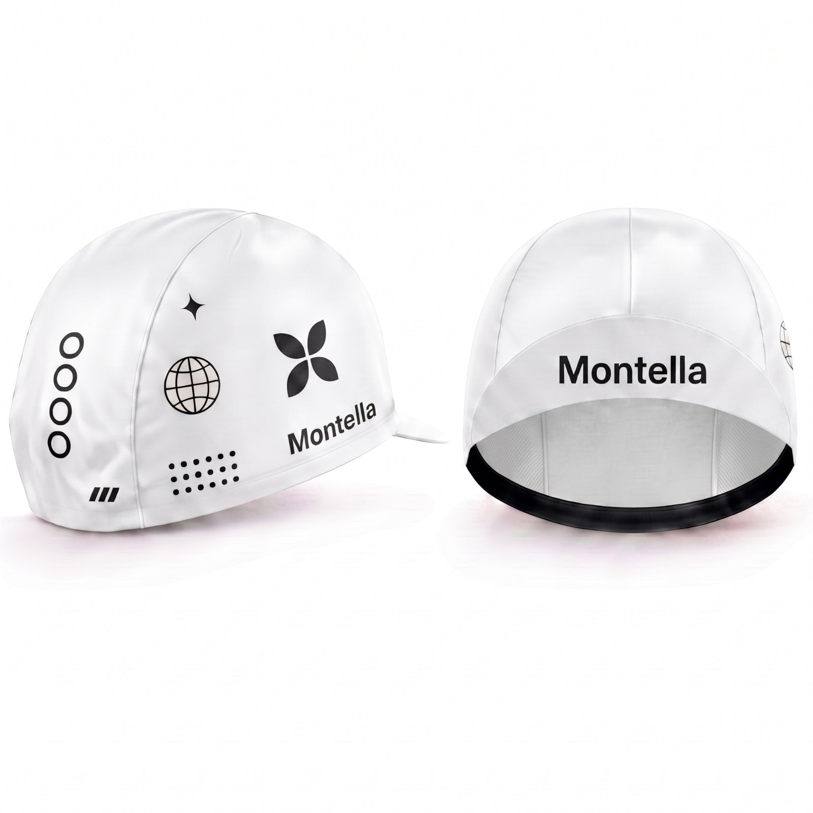 White Cycling Cap