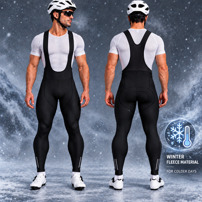 Men’s Thermal Cycling Bib Pants with Padding