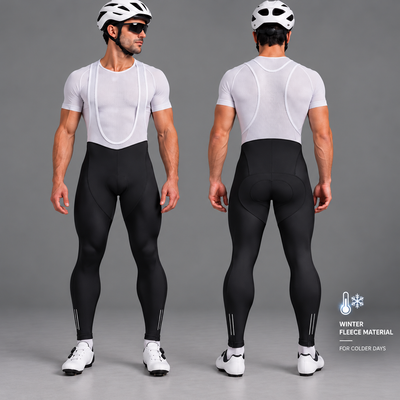 Men’s Thermal Cycling Bib Pants with Padding