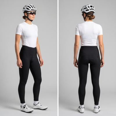 Women's Black Gel Padded Cycle Pants