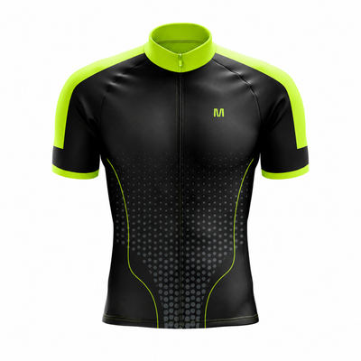 Jersey o baberos de ciclismo negro para hombres