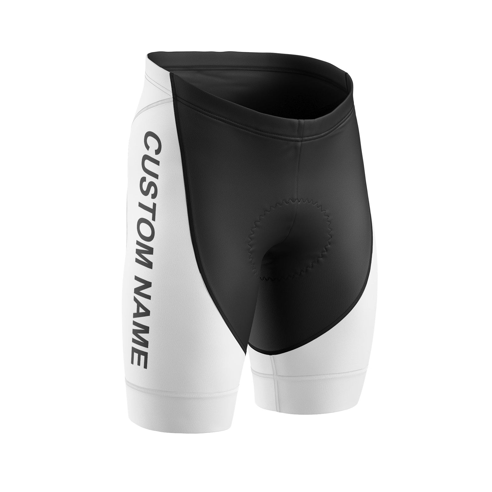 Custom Women Cycling Jersey or Shorts - White Black