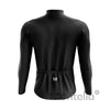 Men's Black Long Sleeve Cycling Jersey