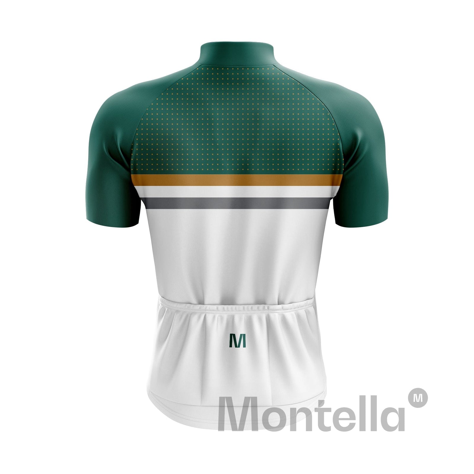 Men's Green White Cycling Jersey