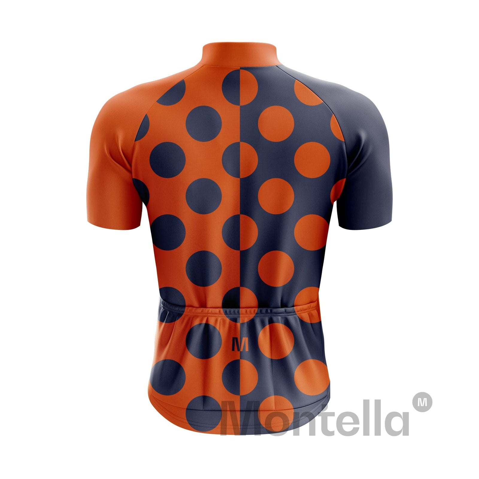 Men's Orange Dots Cycling Jersey