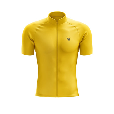 Men's Yellow Cycling Jersey or Bib Shorts