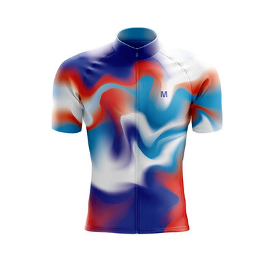 Men's Purple Gradient Cycling Jersey or Bib Shorts