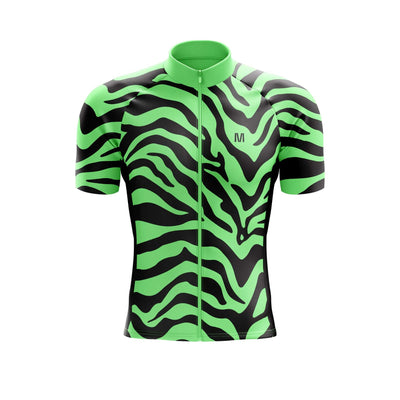 Men's Green Animal Cycling Jersey or Bib Shorts