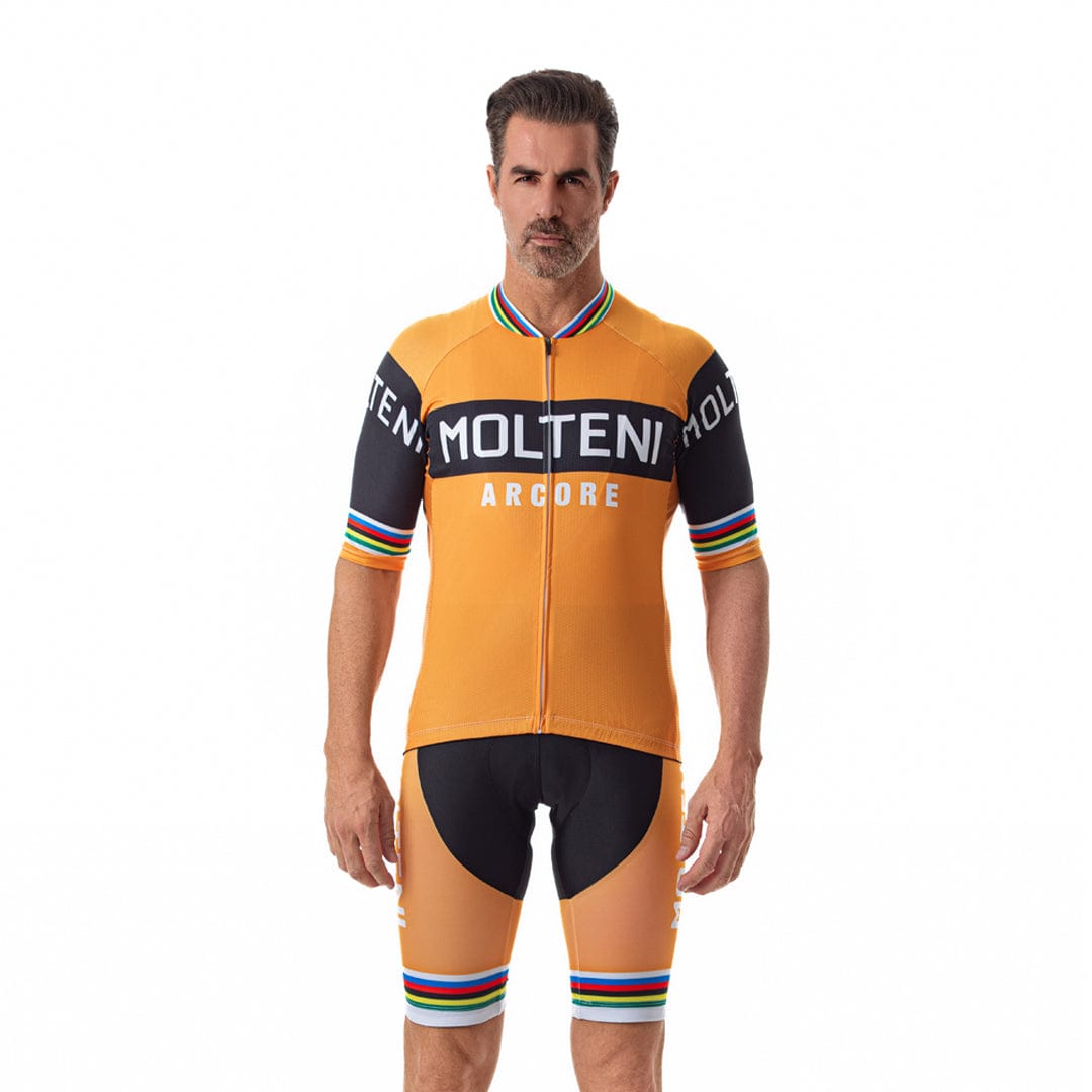 Molteni Arcore Retro Cycling Jersey Montella Cycling