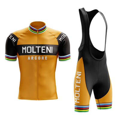 Molteni Orange Retro Cycling Jersey or Bib Shorts