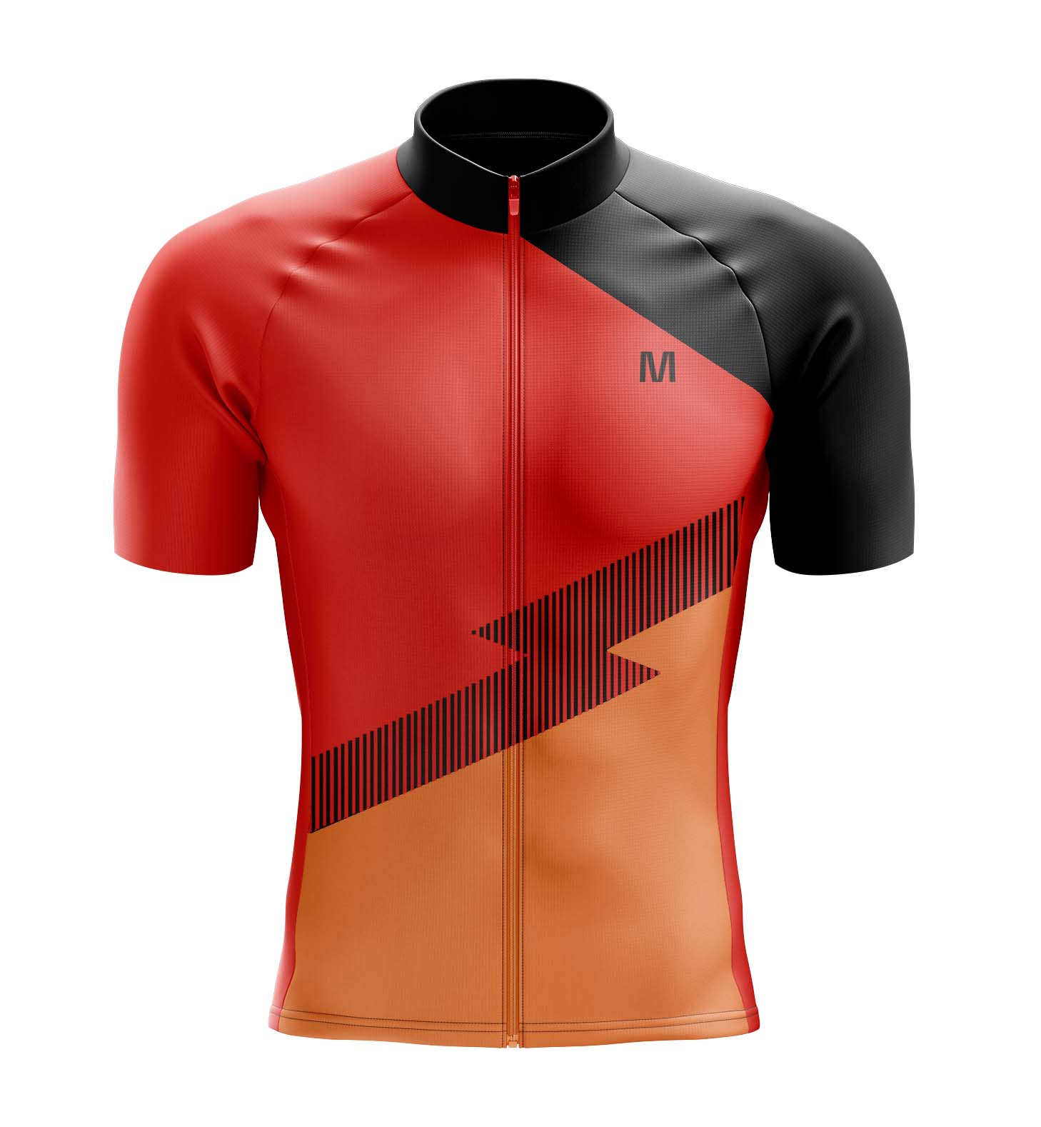 Montella Cycling Cycling Kit Men's Orange Side Cycling Jersey or Bib Shorts