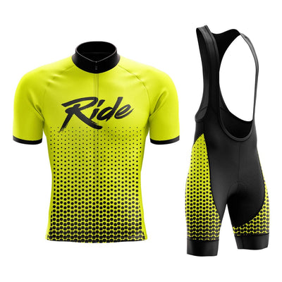 Montella Cycling Cycling Kit Men's Yellow Ride Cycling Jersey or Bib Shorts