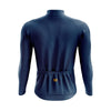 Montella Cycling Men Long Sleeve Men's Dark Blue Long Sleeve Cycling Jersey