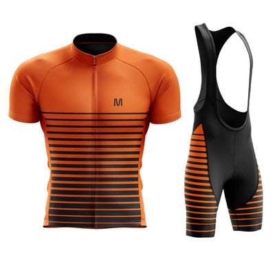 Men's Orange Cycling Jersey or Bib Shorts