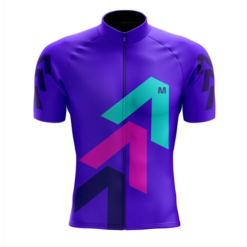 Montella Cycling Men's Purple Arrows Cycling Jersey