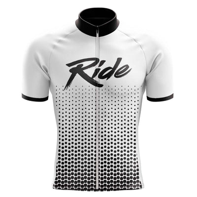 Montella Cycling Men's White Ride Cycling Jersey