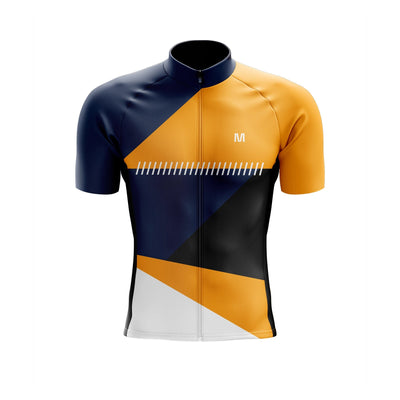 Montella Cycling Men's Yellow Side Cycling Jersey