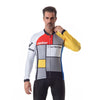 Men's Retro 1985 La Vie Claire Men's Long Sleeve Cycling Jersey