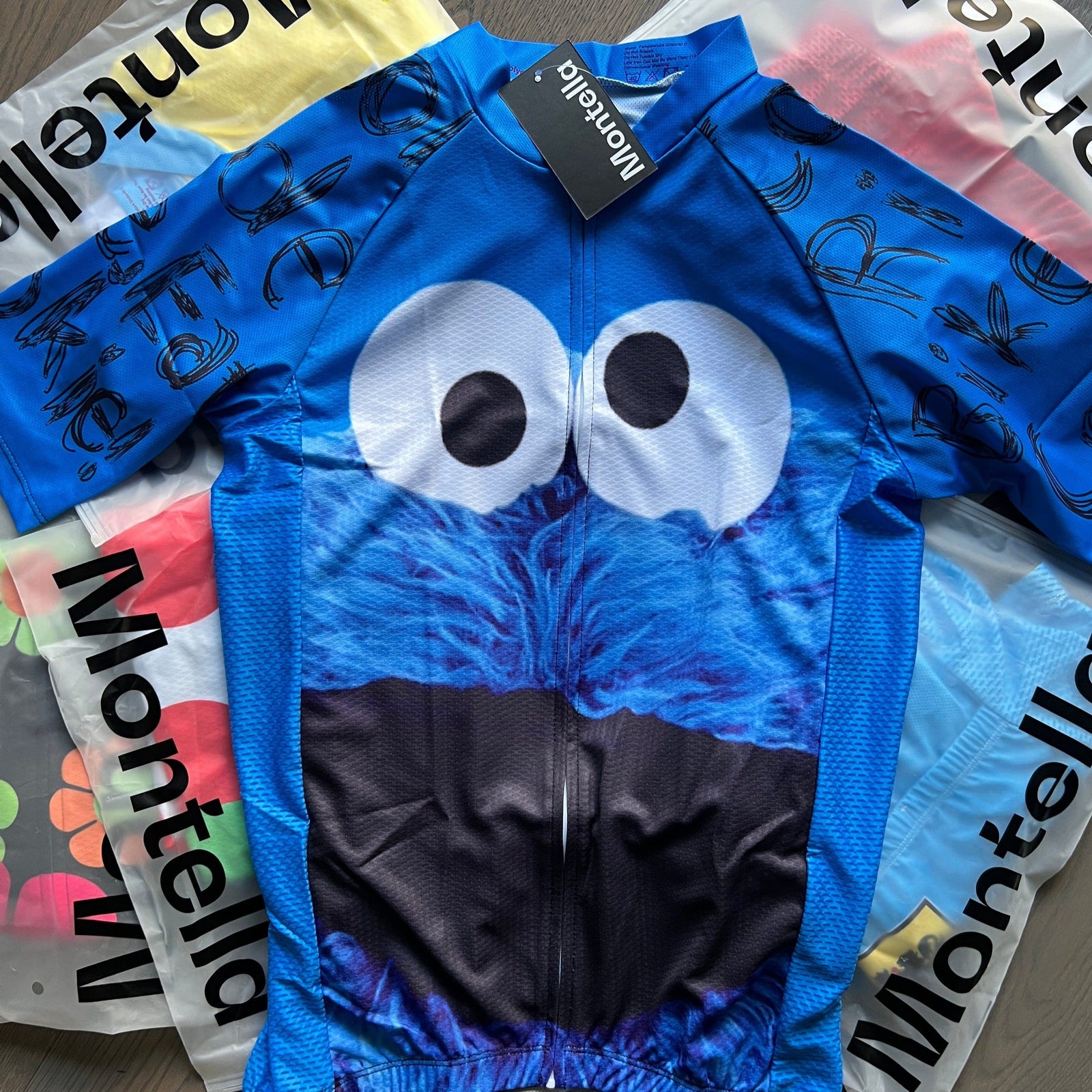 Montella Cycling Women Cookie Monster Cycling Jersey