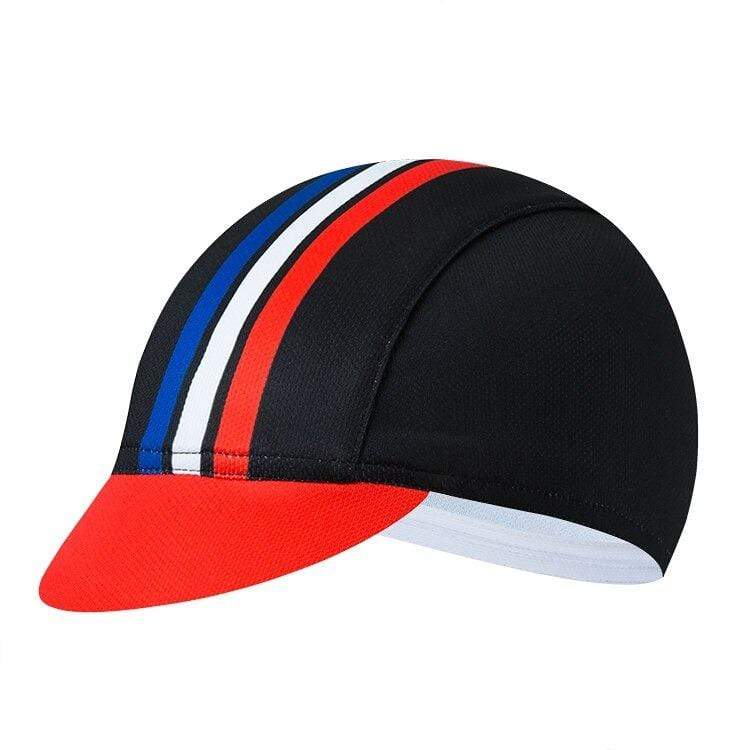 Black Red Quick-Dry Cycling Cap