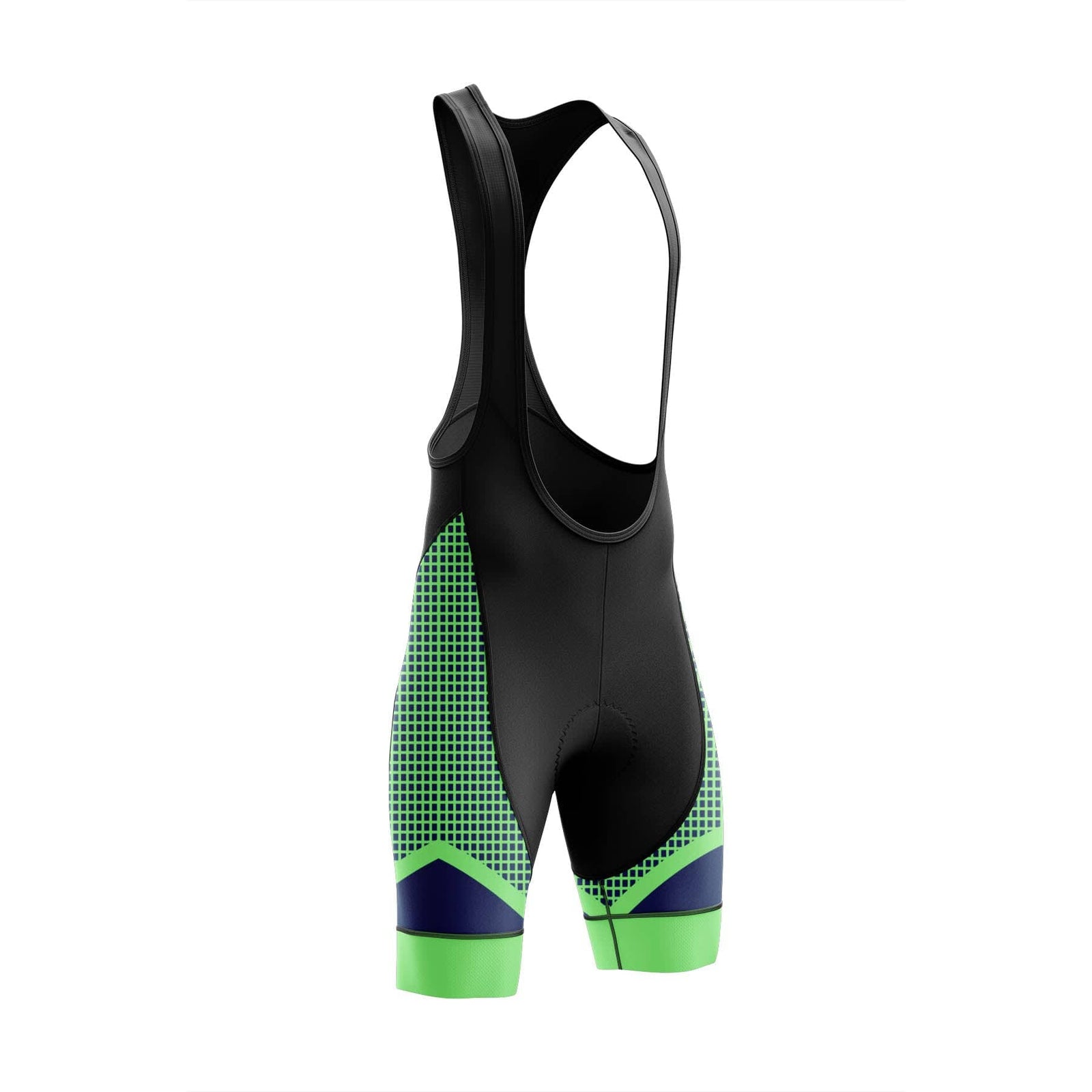 Blue Green Cycling Bib Shorts