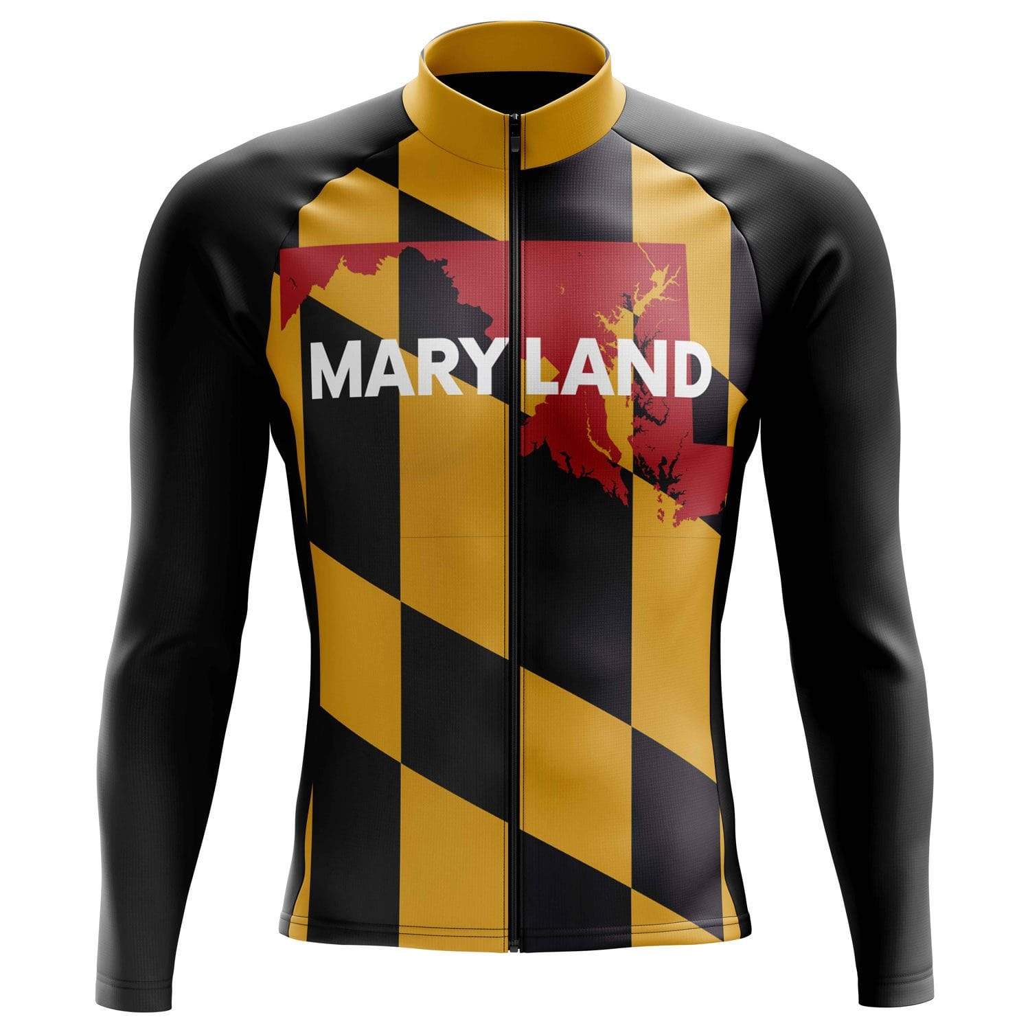 Maryland Long Sleeve Cycling Jersey