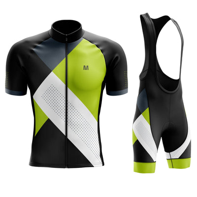 Men's Green Flex Cycling Jersey or Bibs