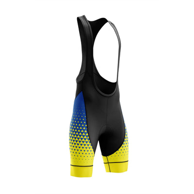 Men's Ukraine Gradient Cycling Bib Shorts