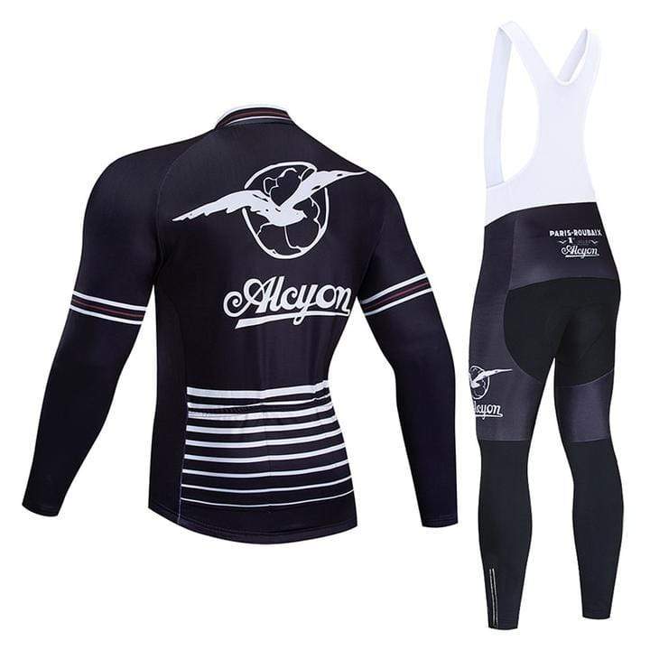 Retro Paris-Roubaix Men's Winter Cycling Jersey of Pants