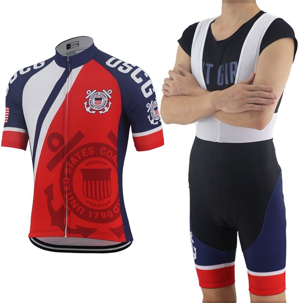 USA Coastal Guard Cycling Jersey or Bibs