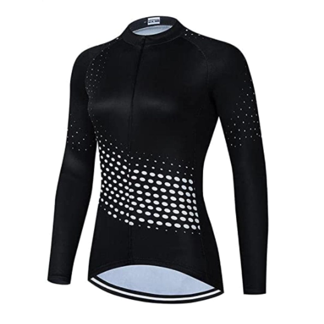 Women's Black Long Sleeve Cycling Jersey or Pants