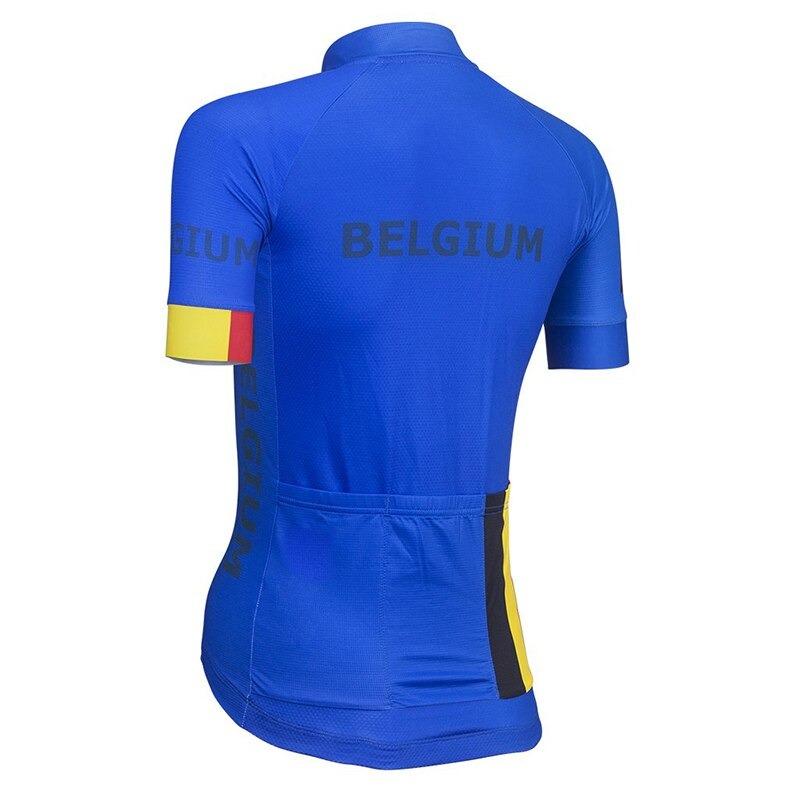 Belgium Blue Cycling Jersey Montella Cycling