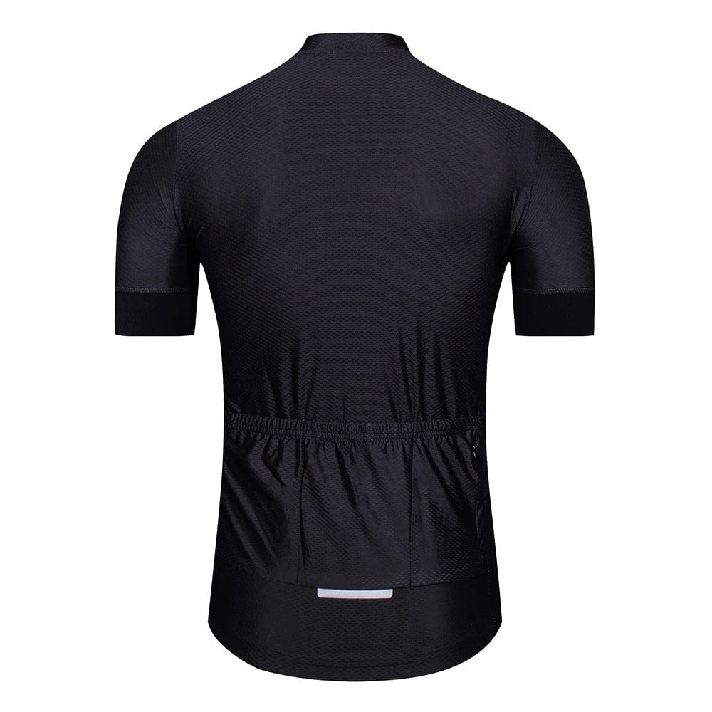 Black Color Intense Cycling Jersey Montella Cycling Men SS Jersey