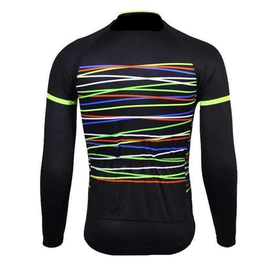 Black Lines Winter Cycling Jersey or Bib Pants Montella Cycling