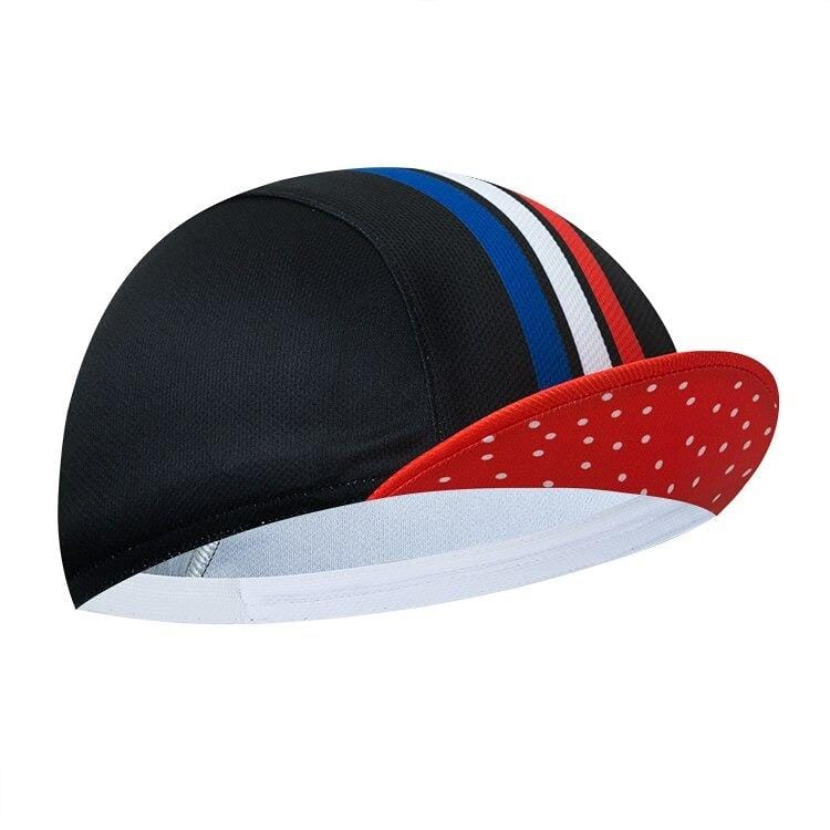 Black Red Quick-Dry Cycling Cap Montella Cycling Cycling Cap