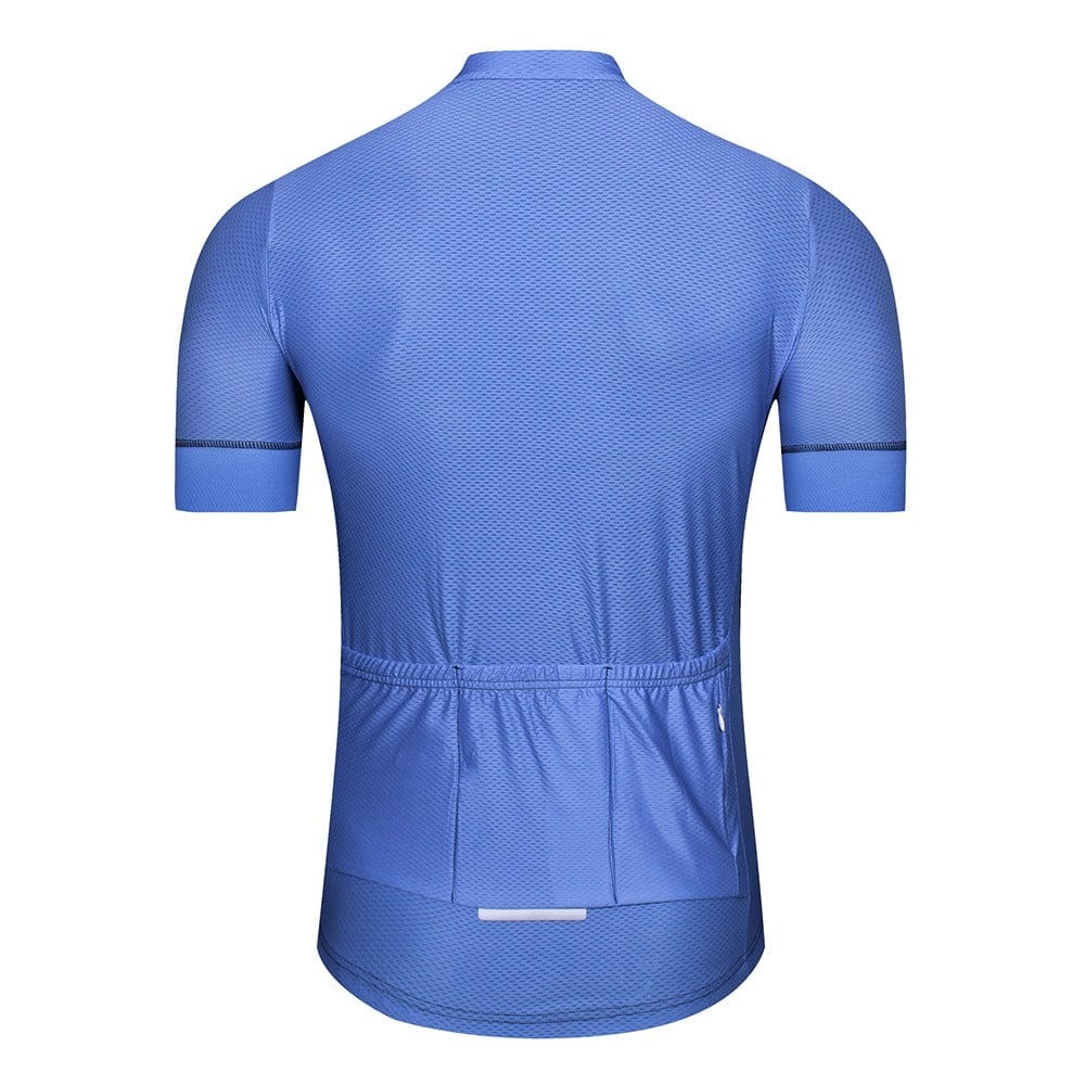 Blue Color Intense Cycling Jersey Montella Cycling Men SS Jersey