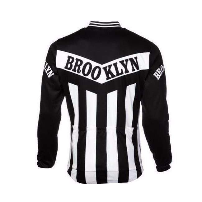 Brooklyn Retro Long Sleeve Cycling Jersey Montella Cycling Long Sleeve