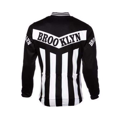 Brooklyn Retro Long Sleeve Cycling Jersey Montella Cycling Long Sleeve
