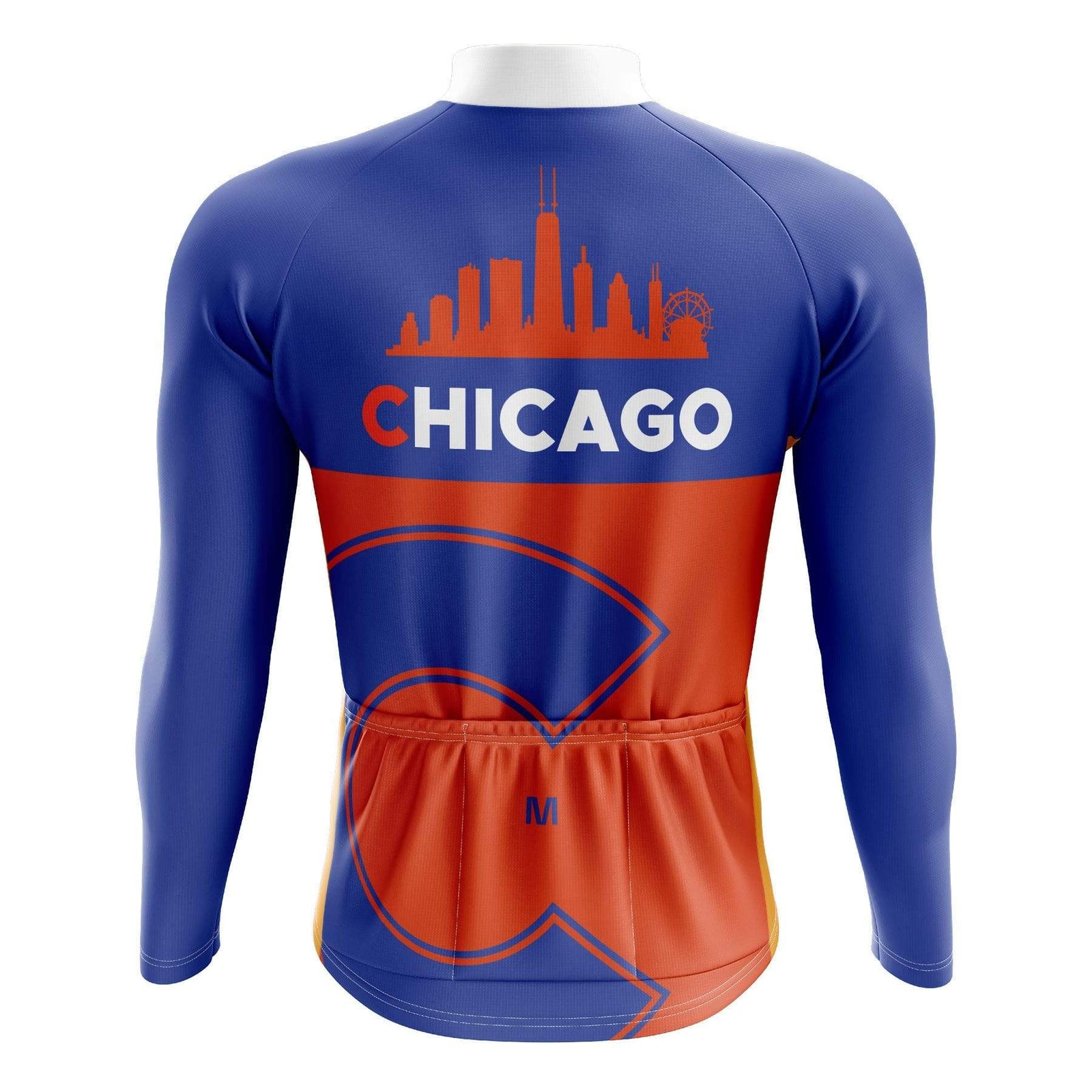 Chicago Long Sleeve Cycling Jersey Montella Cycling Men Long Sleeve