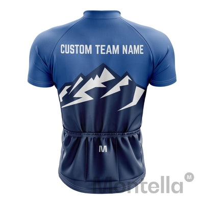 Custom Mountains Cycling Team Jersey and Bibs Montella Cycling