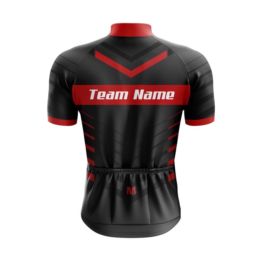 Custom Red Team Cycling Jersey and Bibs Montella Cycling